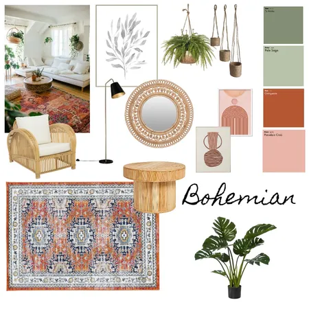 Boho Mood Board Interior Design Mood Board by brookewagler on Style Sourcebook