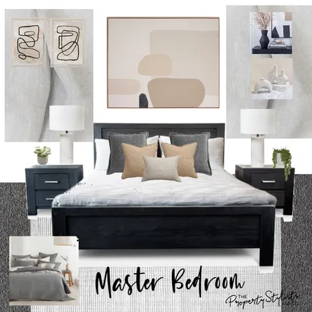 Malua Master Bed Interior Design Mood Board by The Property Stylists & Co on Style Sourcebook