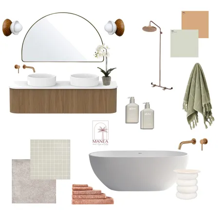 Contemporary bathroom Interior Design Mood Board by Manea Interior Design & Styling on Style Sourcebook