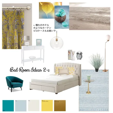 BED ROOM IDEAS 2-c Interior Design Mood Board by Sammy Funayama on Style Sourcebook