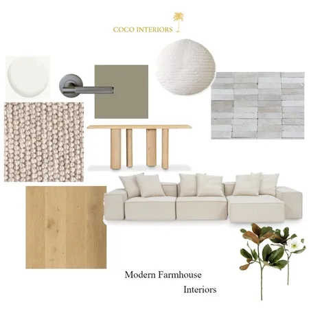 Modern Farmhouse Interiors Interior Design Mood Board by Coco Interiors on Style Sourcebook