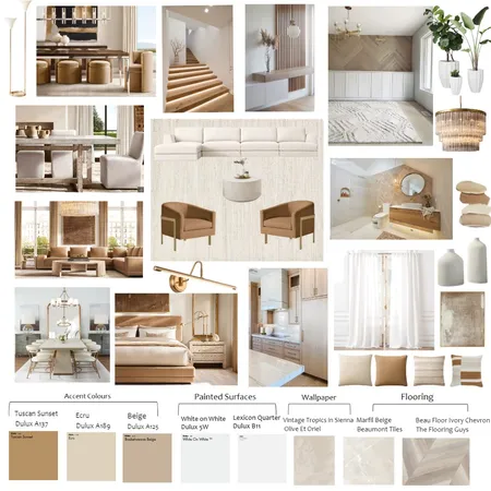 Neutral Colour Scheme Interior Design Mood Board by Naturally Sunny on Style Sourcebook