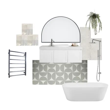 Main Bathroom Interior Design Mood Board by justine.suttorini@gmail.com on Style Sourcebook