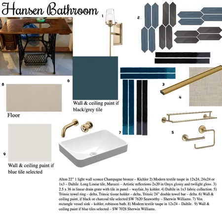 Hansen Bathroom Interior Design Mood Board by heather.quist on Style Sourcebook