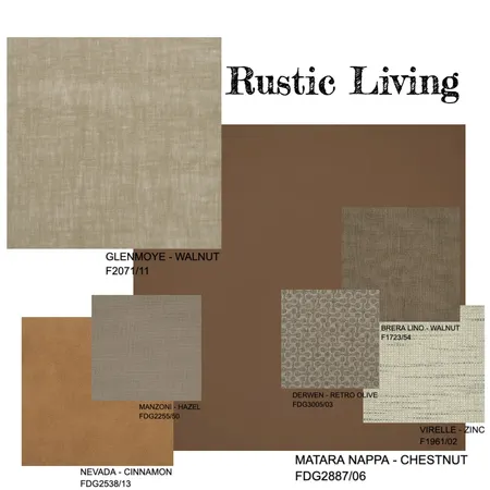 Rustic Living Interior Design Mood Board by Brie on Style Sourcebook