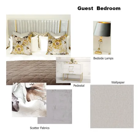 Guest bedroom Houghton Interior Design Mood Board by DECOR wALLPAPERS AND INTERIORS on Style Sourcebook