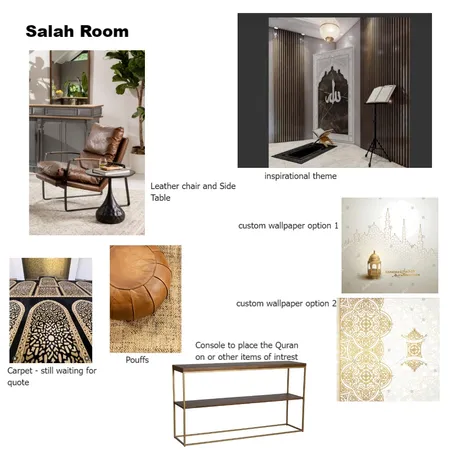 Salah Room Interior Design Mood Board by DECOR wALLPAPERS AND INTERIORS on Style Sourcebook