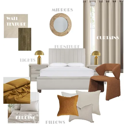 BEDROOM Interior Design Mood Board by LAYAL on Style Sourcebook