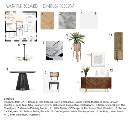 IDI-Dining Room Interior Design Mood Board by Dewi Tara on Style Sourcebook