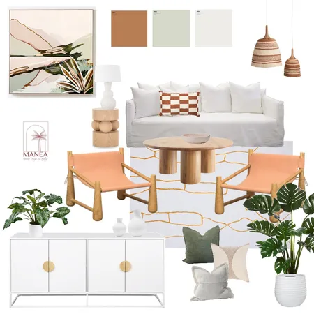 Contemporary Coastal Living Room Interior Design Mood Board by Manea Interior Design & Styling on Style Sourcebook