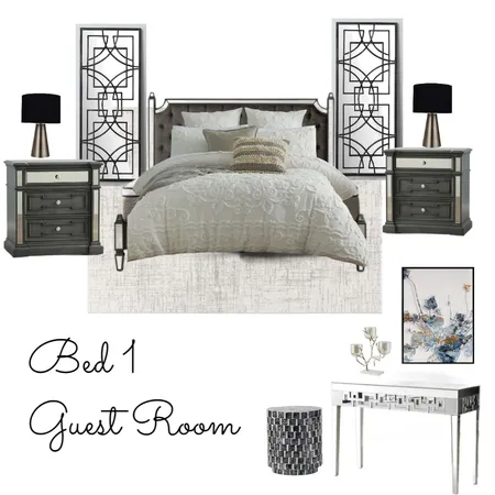 bedroom 1 -ff Interior Design Mood Board by Megha on Style Sourcebook