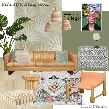 Boho style Interior Design Mood Board by Olga G. O'Rourke on Style Sourcebook