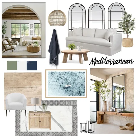 Mediterranean Interior Design Mood Board by lauren.robbins on Style Sourcebook