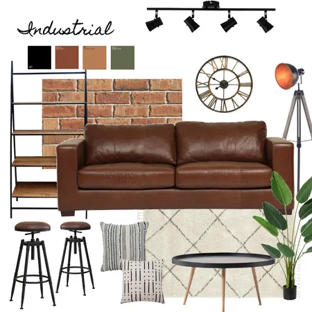 Indistrial Interior Design Mood Board by Vaidehi on Style Sourcebook