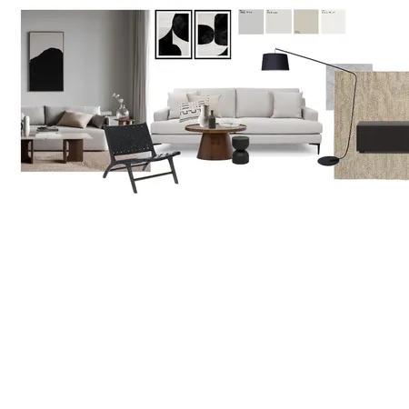 Mod 3 - Contemporary Living Room Interior Design Mood Board by Aelea Atelier on Style Sourcebook