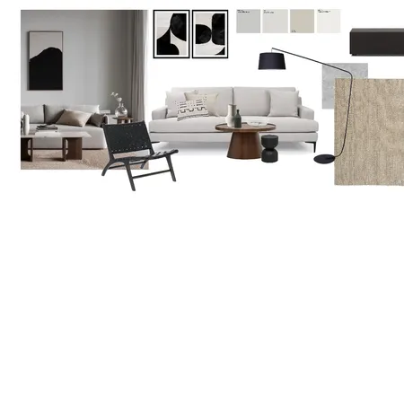 Mod 3 - Contemporary Living Room Interior Design Mood Board by Aelea Atelier on Style Sourcebook