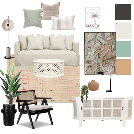 Living room Interior Design Mood Board by Manea Interior Design & Styling on Style Sourcebook