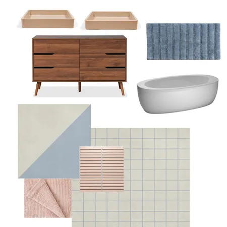 Badkamer 4 (roze-lblauw) Interior Design Mood Board by iene on Style Sourcebook