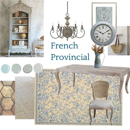 French Provincial Interior Design Mood Board by Gorana on Style Sourcebook