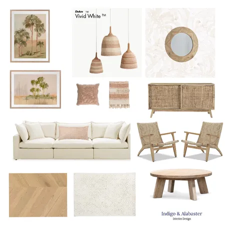 Coastal calm Interior Design Mood Board by Indigo & Alabaster Interior Design on Style Sourcebook