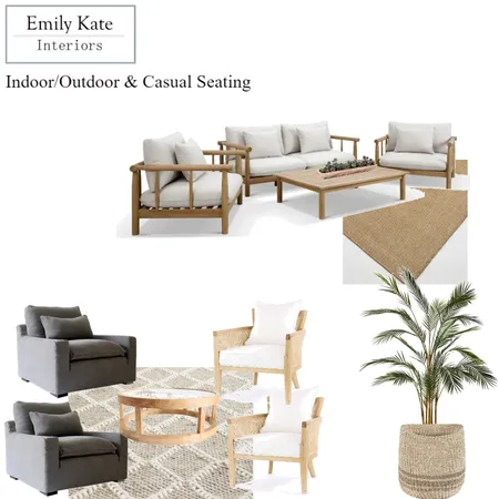 Jo Vincentia Upstairs Indoor/Outdoor & Casual Seating Interior Design Mood Board by EmilyKateInteriors on Style Sourcebook