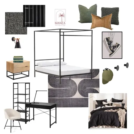 Teen Boys Bedroom Interior Design Mood Board by Manea Interior Design & Styling on Style Sourcebook