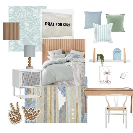 Tween Unisex bedroom Interior Design Mood Board by Manea Interior Design & Styling on Style Sourcebook