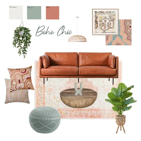 Boho Chic Interior Design Mood Board by julieburgos023 on Style Sourcebook