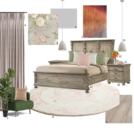 Master Bedroom Interior Design Mood Board by Brie on Style Sourcebook