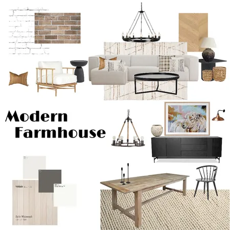 Modern Farmhouse Interior Design Mood Board by Northstar1972 on Style Sourcebook