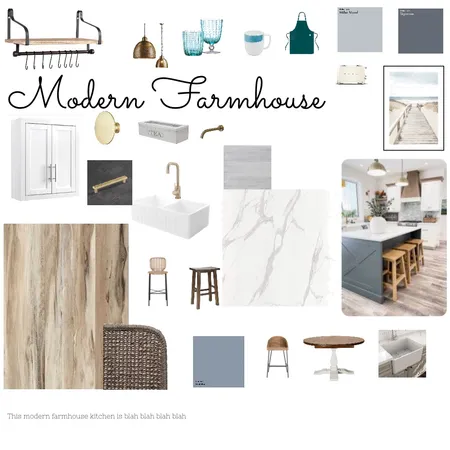 Modern Farmhouse Kitchen Interior Design Mood Board by Meesh5828 on Style Sourcebook