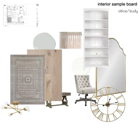 office/study sample board Interior Design Mood Board by haleylcrowder on Style Sourcebook