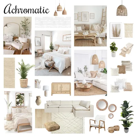 Achromatic - Beige Interior Design Mood Board by Rachel Troke Design on Style Sourcebook