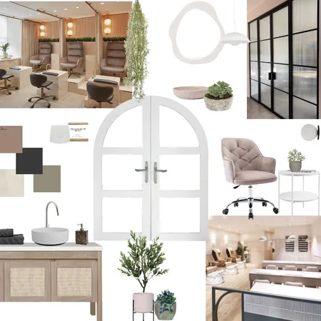 Nail Salon Interior Design Mood Board by AJ Lawson Designs on Style Sourcebook