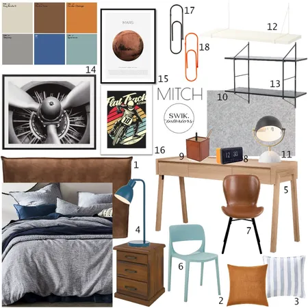 MITCH Sampleboard Interior Design Mood Board by Libby Edwards on Style Sourcebook