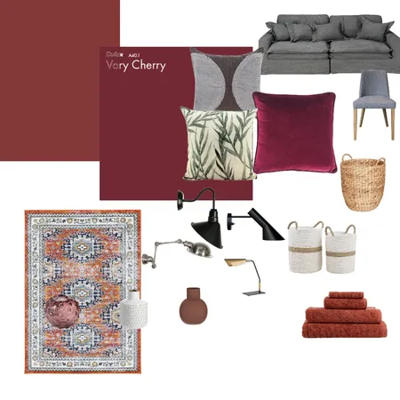 красно синий Interior Design Mood Board by Nadym on Style Sourcebook