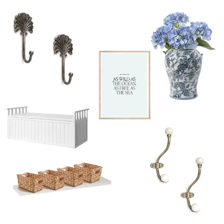 Hamptons Mud Room Interior Design Mood Board by Eliza Grace Interiors on Style Sourcebook