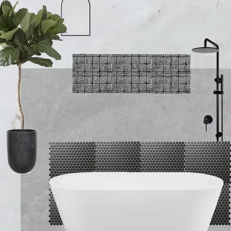 Grey Bathroom version 2 Interior Design Mood Board by gemcnally@gmail.com on Style Sourcebook
