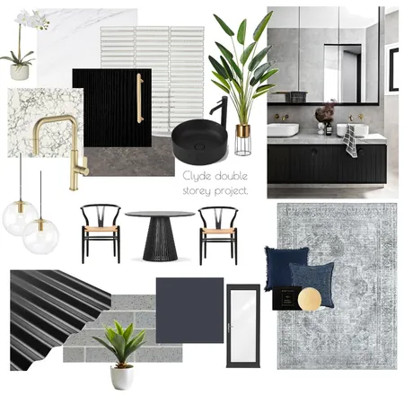 Contemporary Luxe Clyde Build Interior Design Mood Board by thebohemianstylist on Style Sourcebook