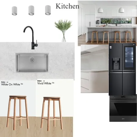 kitchen elba white natual HD plus Interior Design Mood Board by Ngoc Han on Style Sourcebook