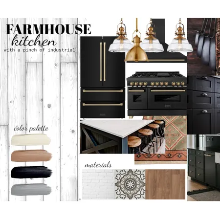 Farmhouse kitchen Interior Design Mood Board by Cristiana on Style Sourcebook