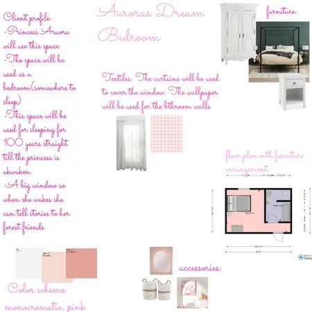 auroras dream bedroom Interior Design Mood Board by 20017234 on Style Sourcebook