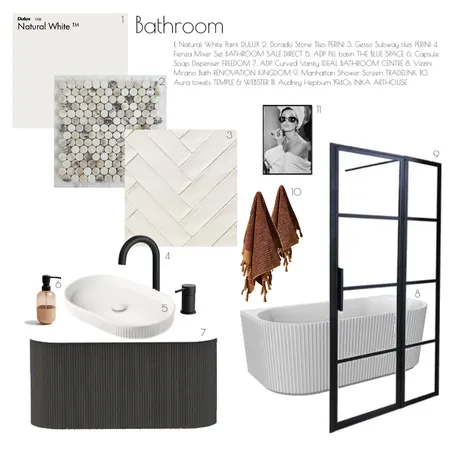 Bathroom Interior Design Mood Board by Abode Collective on Style Sourcebook