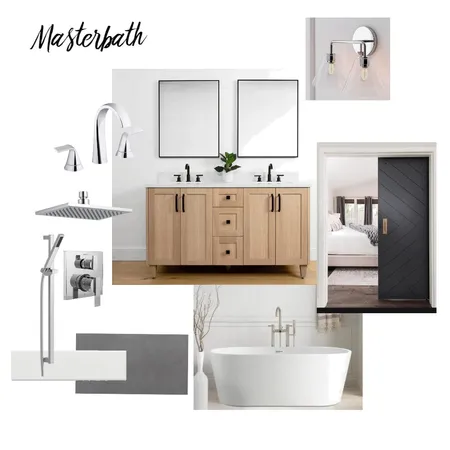 Master Bathroom Interior Design Mood Board by Jhua on Style Sourcebook