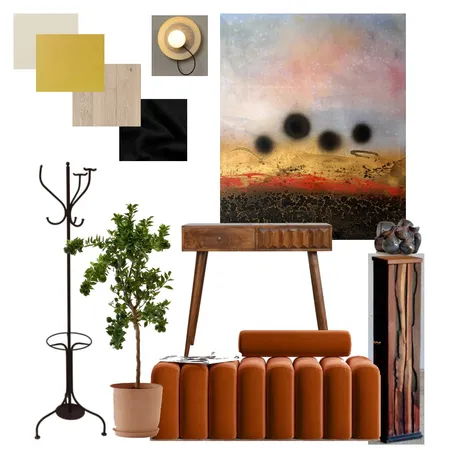 Hallway Sample Board Interior Design Mood Board by Studio Conker on Style Sourcebook