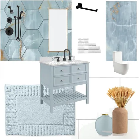 James - Bathroom Interior Design Mood Board by N.Y.A Design on Style Sourcebook