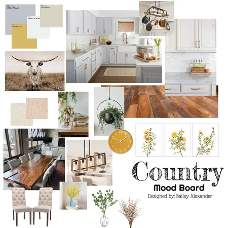 Bailey's Country Style Interior Design Mood Board by bai12345 on Style Sourcebook