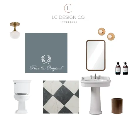 ShoppeBathroom Interior Design Mood Board by LC Design Co. on Style Sourcebook