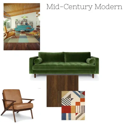 Mid Century Modern Interior Design Mood Board by jsadler9728 on Style Sourcebook