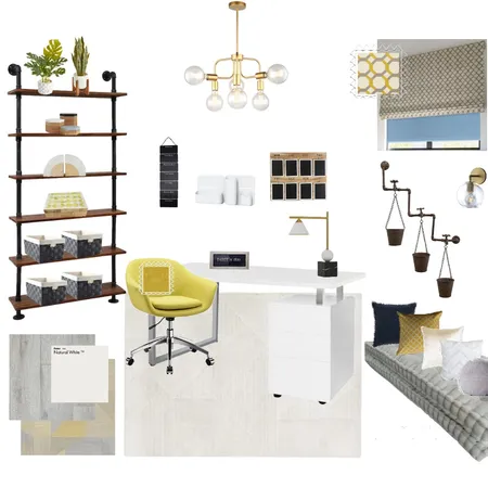 Mod 9_Geometric Greyze_Study Interior Design Mood Board by Claudia Hendrickse on Style Sourcebook